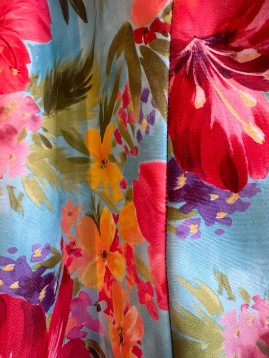 H2O Wear Tropical Hibiscus One Piece Swimsuit - Supportive Plus Size 3X/4X - Picture 6 of 13